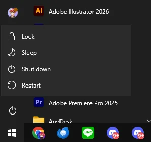 Windows スタートメニュー